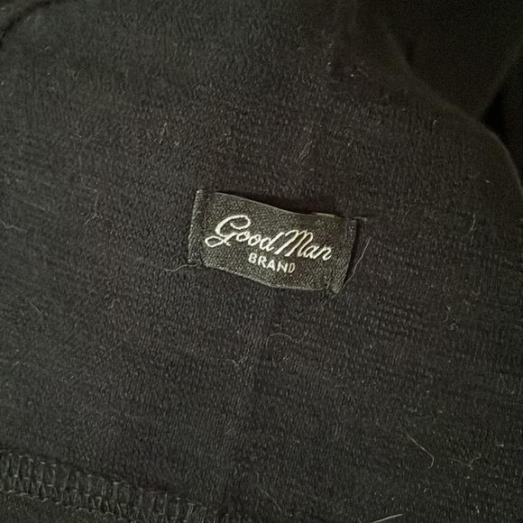 GOODMAN - Brand New! Men XXL Henley - Black Long Sleeved! - Picture 4 of 7